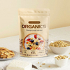Meilleur emballage de granola fait maison compostable à la maison refermable de conception personnalisée créative