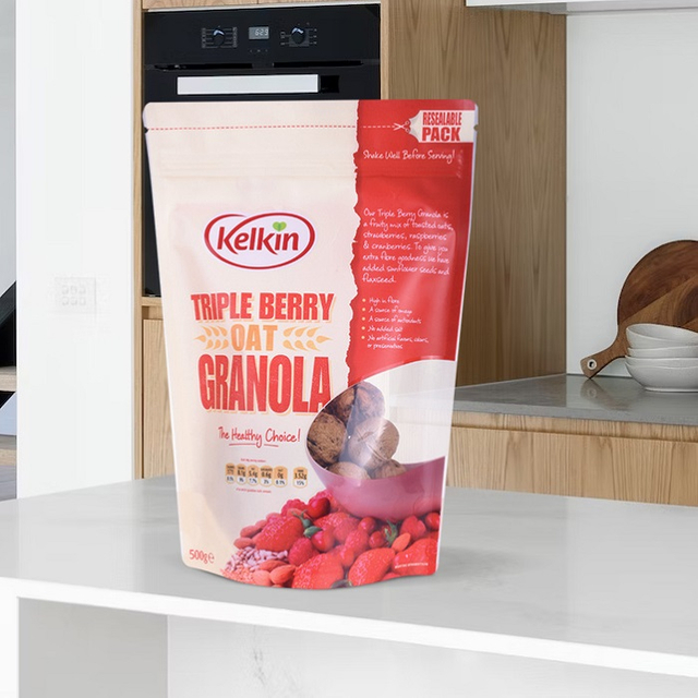 L'impression personnalisée réduit l'empreinte carbone Recyclable Mylar Foil Emballage en plastique Sac de noix de cajou