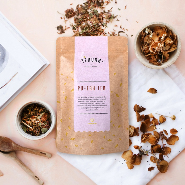 Concevez en fonction du client l'impression numérique compostable petite tenez les sachets de thé