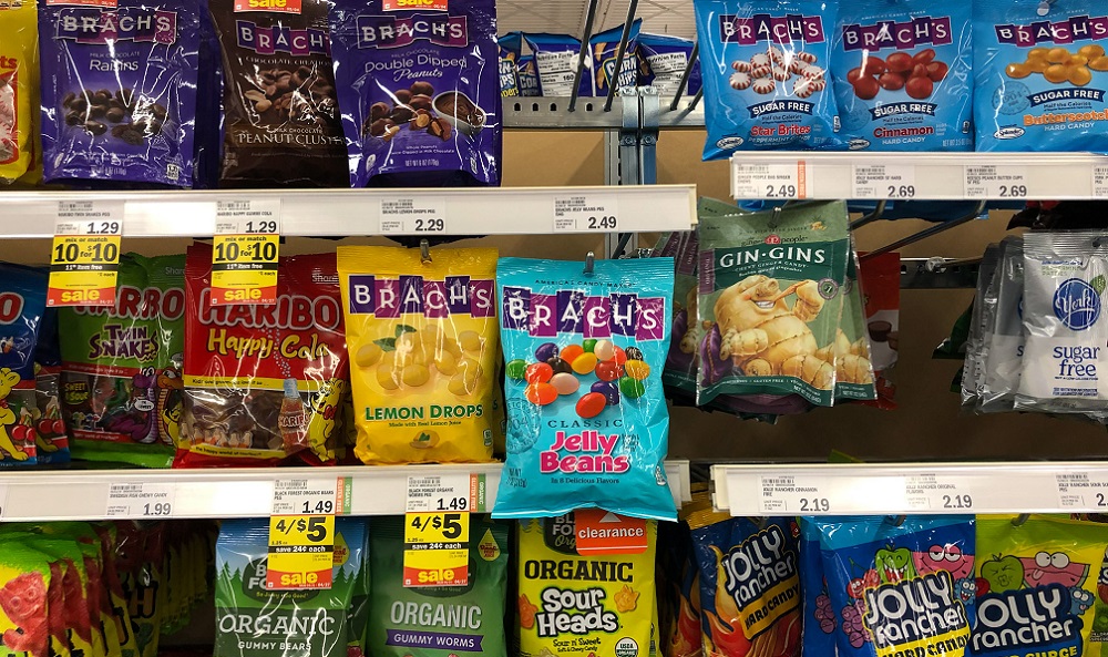 sacs de bonbons m&eacute;lang&eacute;s