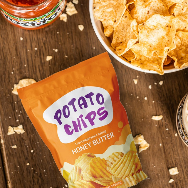 Sacs croustillants recyclables zip-lock stratifiés personnalisés de poche de Doypack