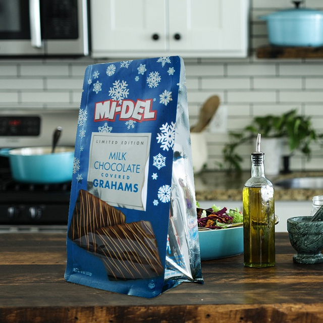 Mini sacs à truffes au chocolat imprimés numériques, écologiques, scellés sur 3 côtés, vente en gros