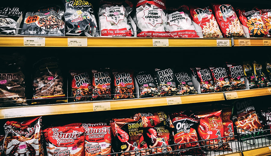 sacs de chips personnalis&eacute;s