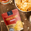 Personnalisez le sac compostable refermable de chips de chou frisé de 2 onces de conception de logo