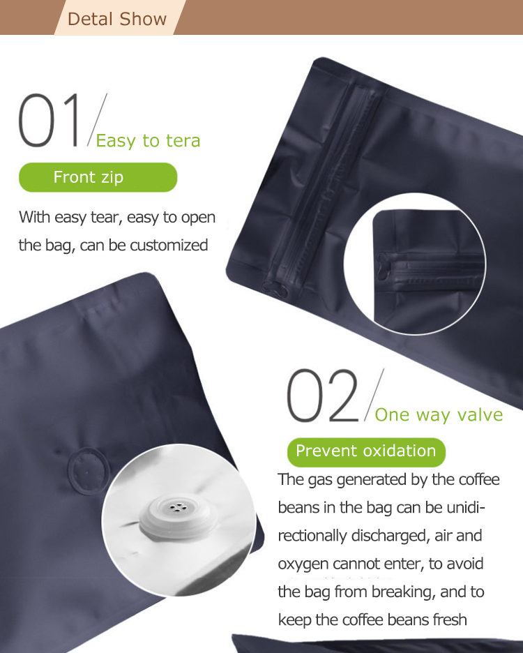 Sachets de caf&eacute; noir 250g (1)