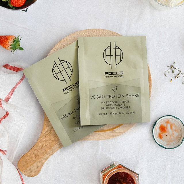 Emballage hermétique de poudre de protéine de lactosérum de paquet recyclable de film de petit pain de meilleure barrière