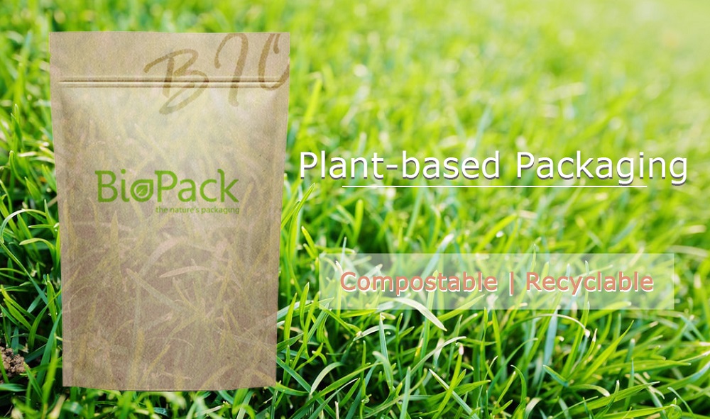 SAC D'EMBALLAGE &Agrave; BASE DE PLANTES