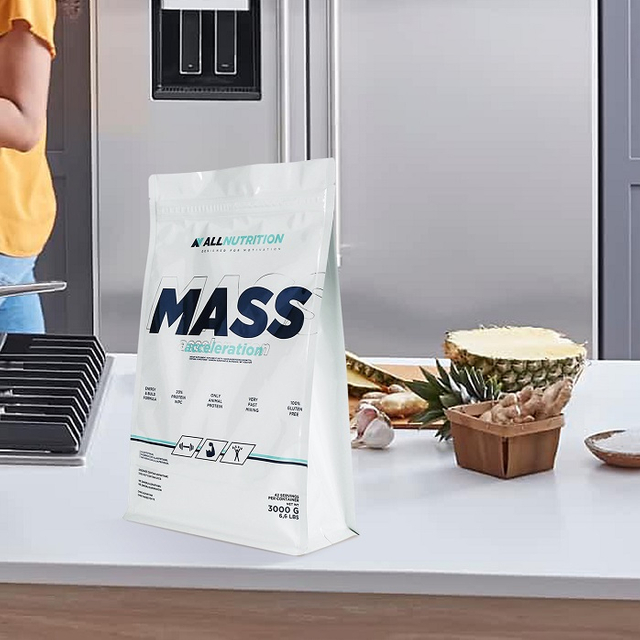 Sac de poudre de protéines recyclable imprimé personnalisé