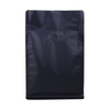 Sacs à café noirs mats avec fermeture éclair inférieure, sans boîte d'impression, 250 grammes, avec Valve, vente en gros