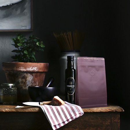 sacs de caf&eacute; kraft brun