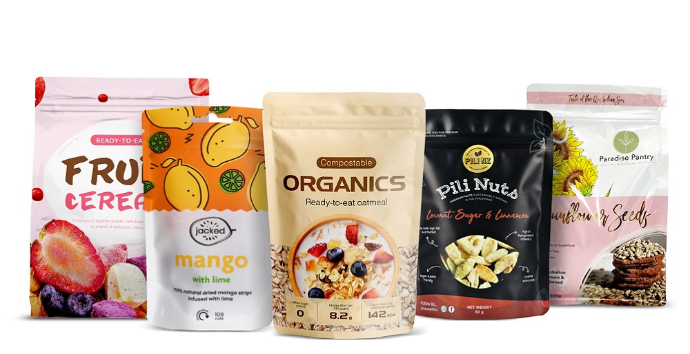 sacs de nourriture sans gluten