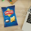 Personnalisez le sac compostable refermable de chips de chou frisé de 2 onces de conception de logo