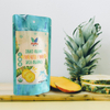 Ziplock de conception personnalisé recyclable stand up emballage geler les sachets de fruits secs d'ananas