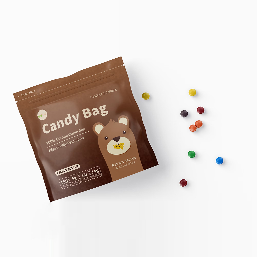 Sacs de bonbons compostables créatifs : une approche verte face aux défis de l'emballage