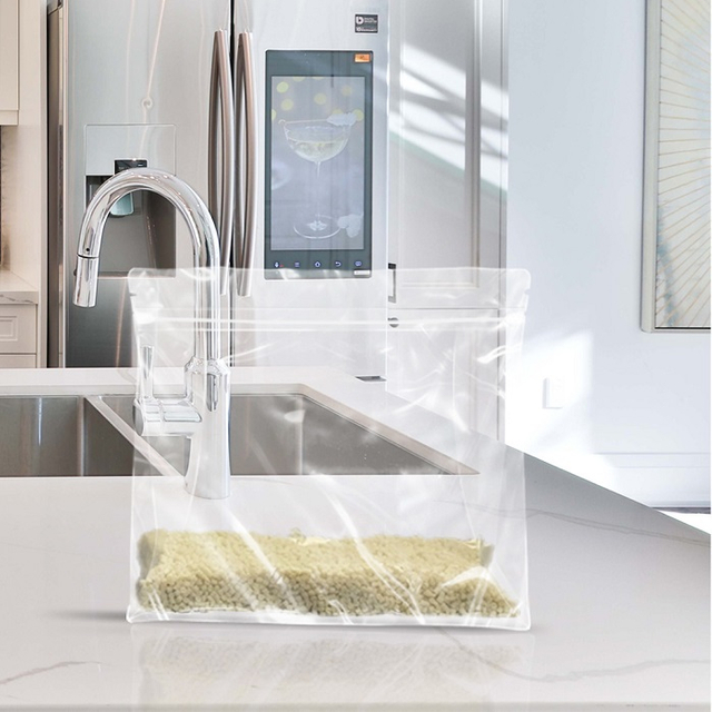 Pochette de café en vrac standard Kraft Stand Up Bag avec fenêtre en gros