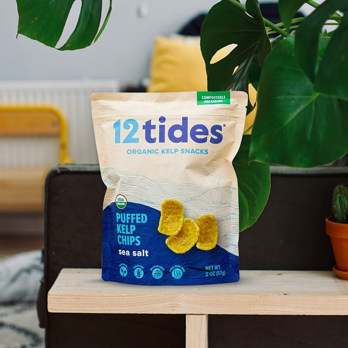 Mini sacs de chips bleus vides compostables à la maison refermables de Bolsas Doypack de dessus de fermeture éclair de 2 onces