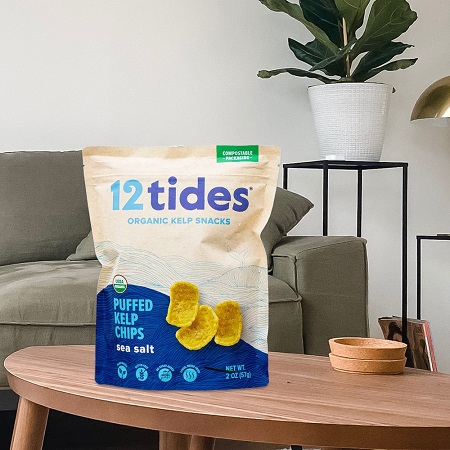 sac de chips de chou fris&eacute;