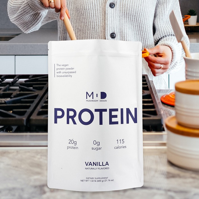 Conception minimaliste personnalisable supérieure de fermeture éclair imprimant le sac élevé de secousse de protéine d'aluminium de barrière