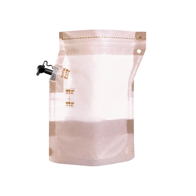Sac à café ziplock portable à bec verseur prêt à être expédié pour le camping et la randonnée