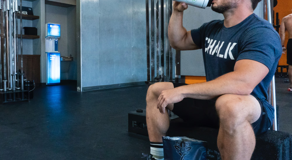 sac de poudre nutritionnelle