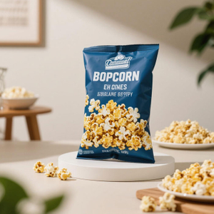 Emballages de films à rouleau durable pour pop-corn