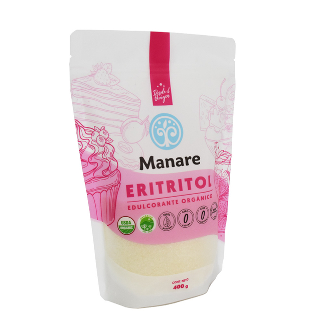 Sac d'emballage alimentaire biologique 100 % naturel USDA ORGANIC avec finition entièrement mate