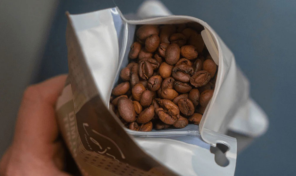 Sac &agrave; caf&eacute; avec valve