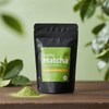 Sac en poudre Matcha Black Poucha respectueux de l'environnement