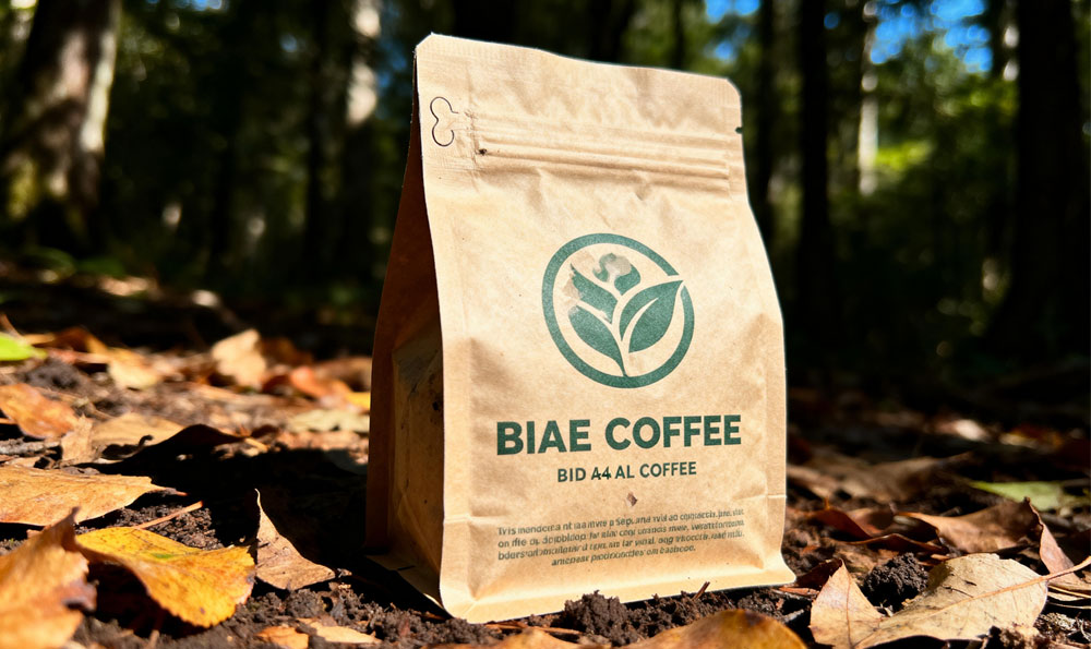 caf&eacute; en sachet biod&eacute;gradable