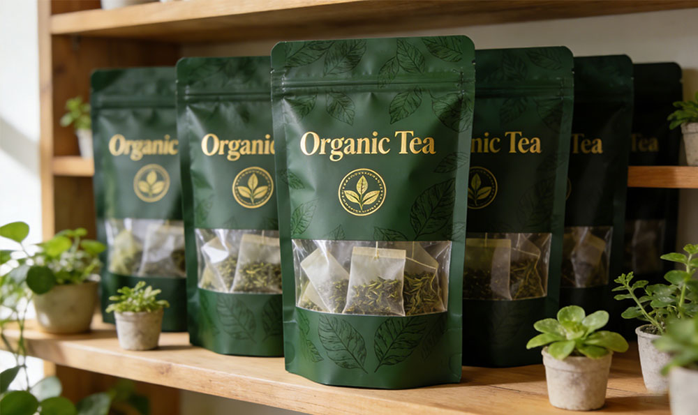 pochette pour sachet de th&eacute;