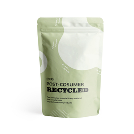 Sachet debout recyclé post-consommation