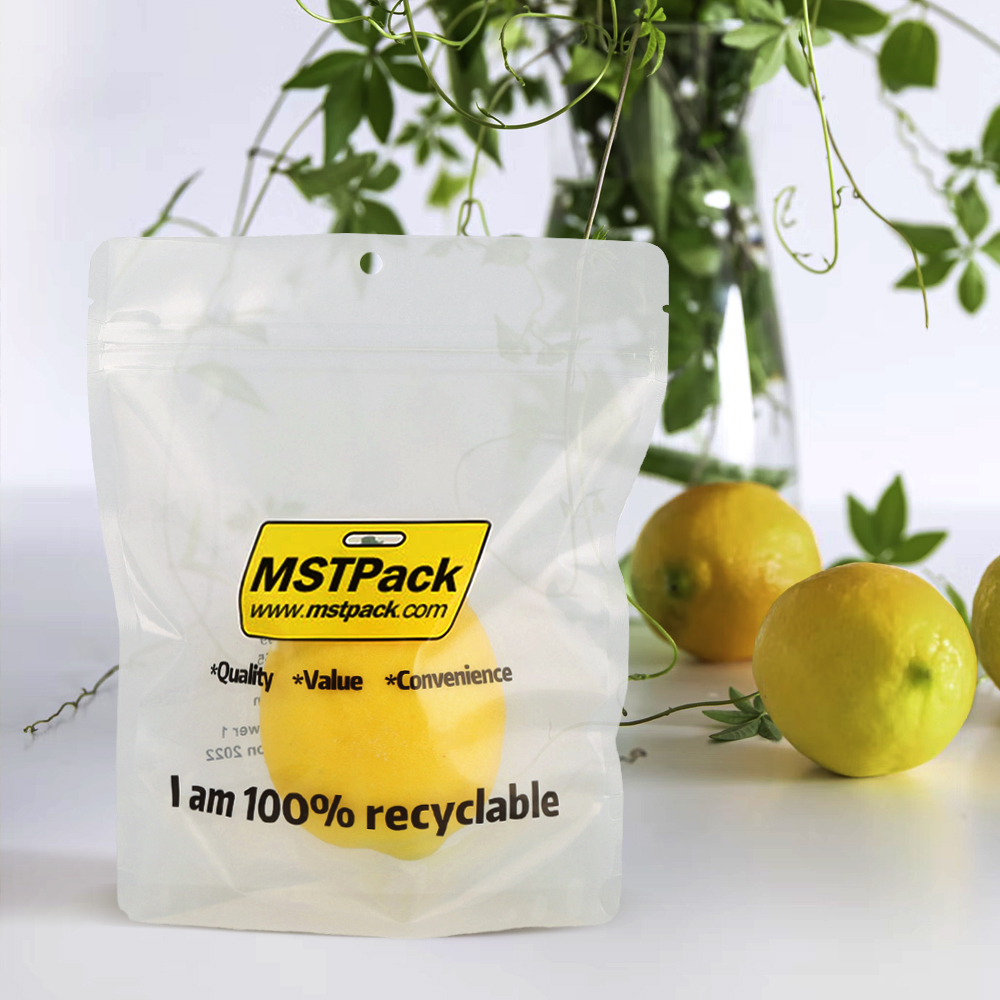 Emballage écologique de matière source renouvelable 100 % recyclé pour légumes biologiques