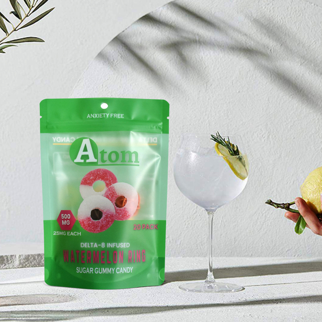 Sacs de bonbons en Mylar biodégradables imprimés sur mesure, grande odeur, vente en gros