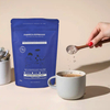 Sac de compost bio compostable végétalien en grains de café avec fermetures
