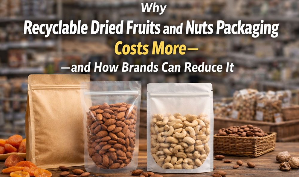 emballage de fruits secs et de noix