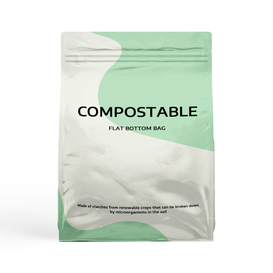 Sac à fond plat compostable
