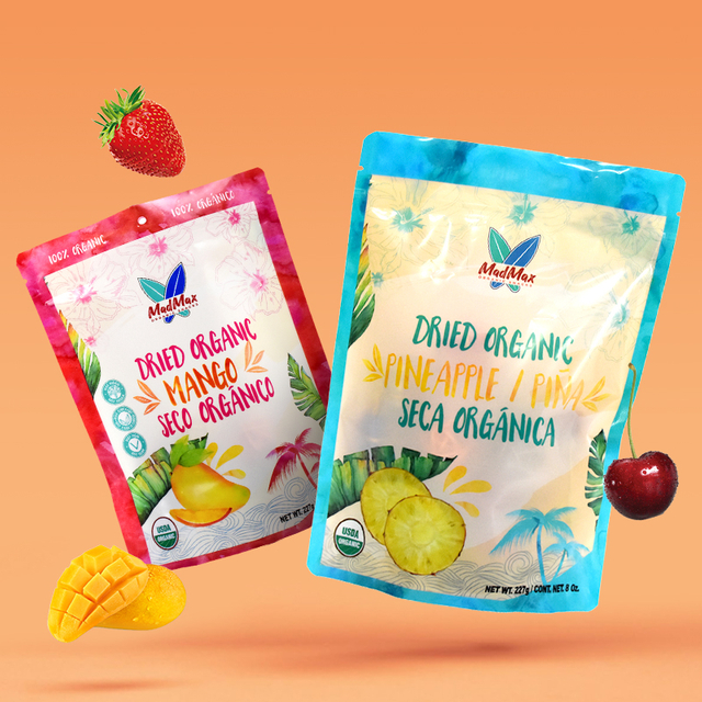 Emballage biodégradable de poche de sucrerie d'Eco de soudure à chaud de tirette de papier d'emballage