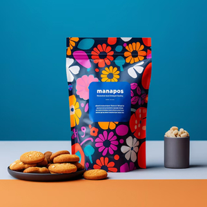 Sacs à biscuits refermables écologiques vides imprimés numériquement en gros