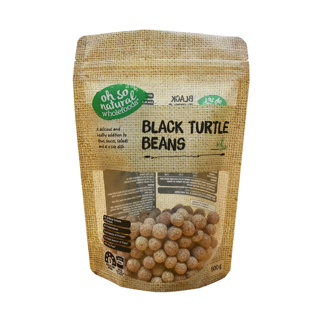 Sac alimentaire végétalien recyclable écologique avec fenêtre transparente