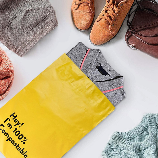 Sacs en papier recyclables auto-adhésifs personnalisés en nid d'abeille