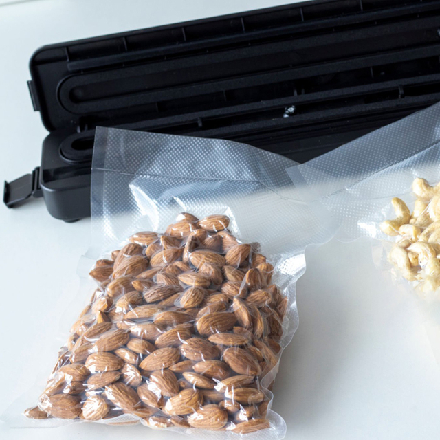 Sac scellé sous vide avec barrière contre l'humidité sans BPA pour céréales et grains