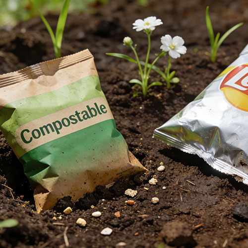 Les sacs de chips compostables sont-ils vraiment compostables ?