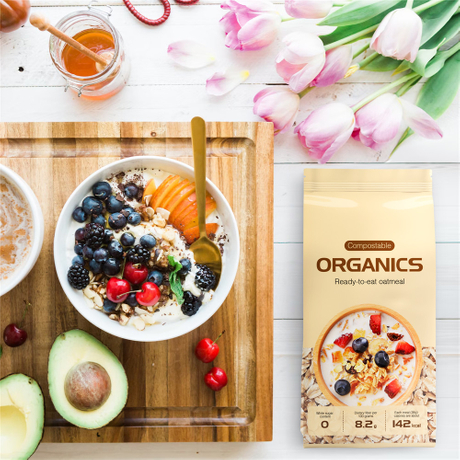 Sac d'avoine sain à faible teneur en glucides