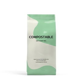 Sac à soufflet latéral compostable
