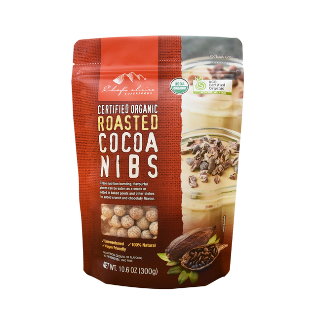 100 Sachet Eco Friendly Mango Seca avec fenêtre