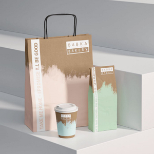 Empreinte à faible empreinte en carbone Conception créative personnalisée Ecodage de café respectueux de l'environnement pour livraison