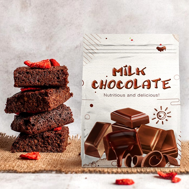 La haute barrière écologique laminée mate tient les sacs en Mylar pour barre de chocolat