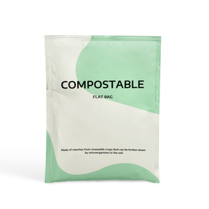 Sachet plat compostable
