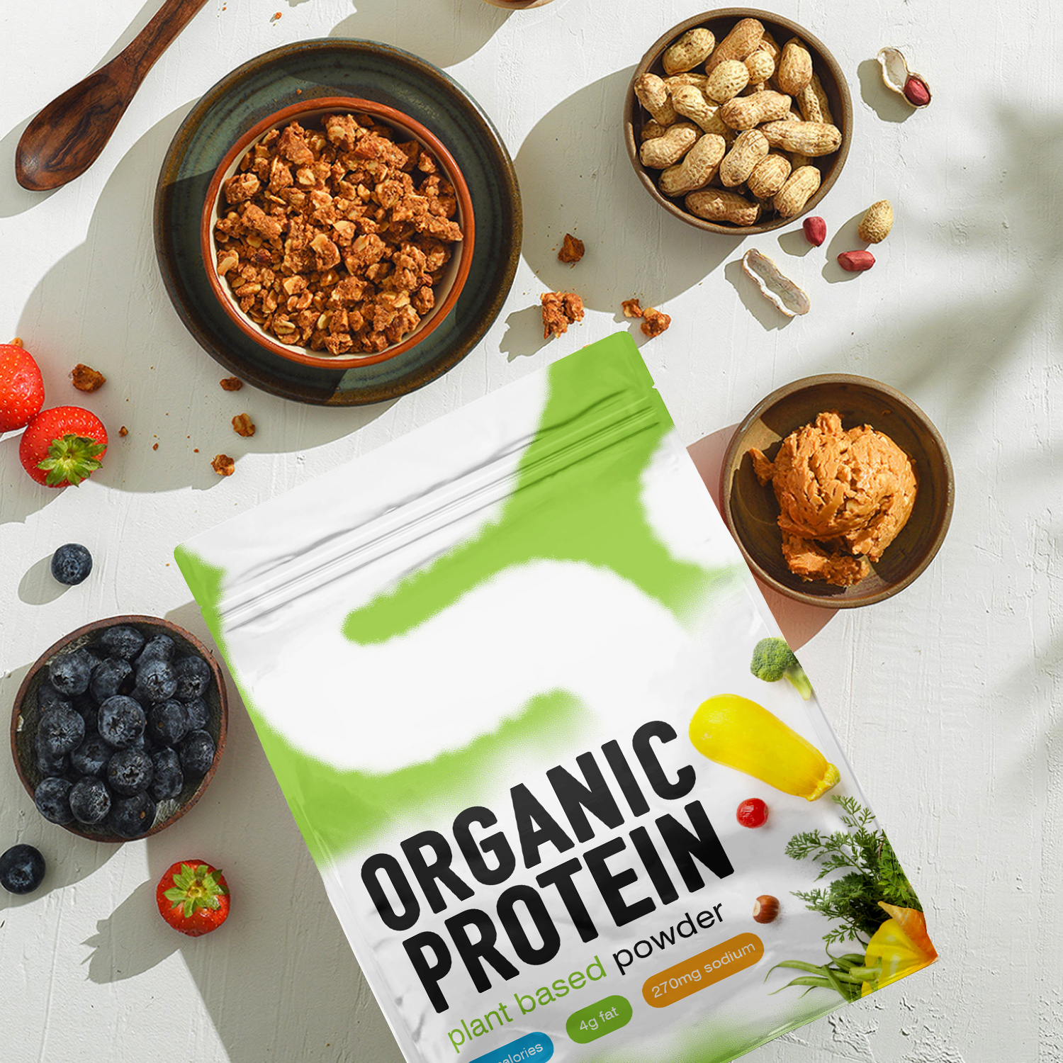 sacs recyclables avec fermeture &eacute;clair