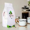 Sac à fond plat biodégradable personnalisé pour thé au café biologique